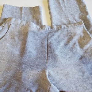 Alfred Dunner Size 16 Gray Polyester Work Pants